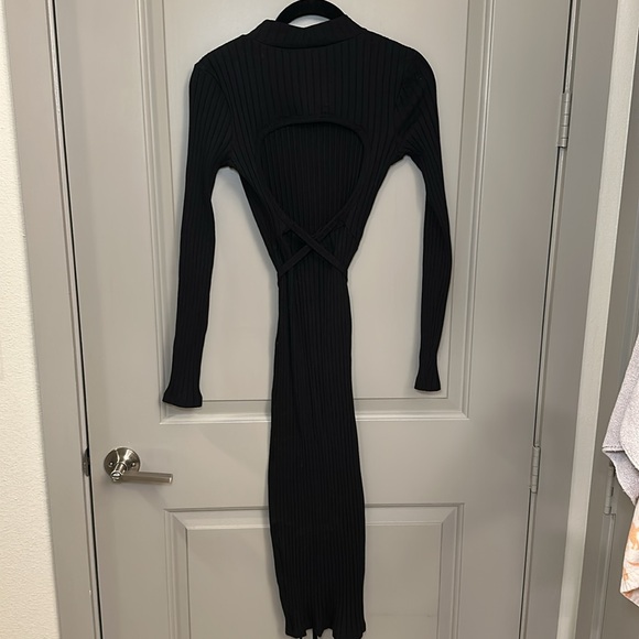 NWT Zara Ribbed Bodycon Midi Sweater Dress - Picture 6 of 6